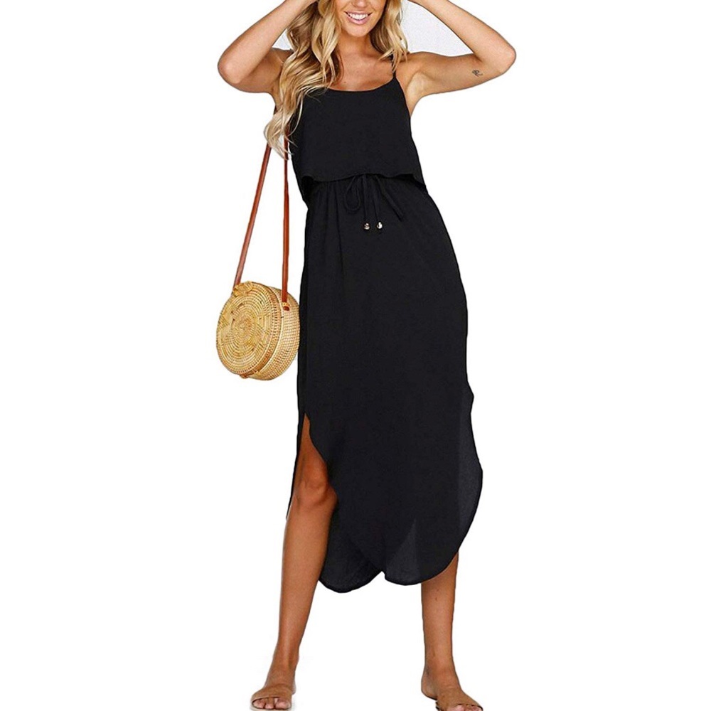 ☀️NWT Casual Side Split Summer Midi Dress☀️